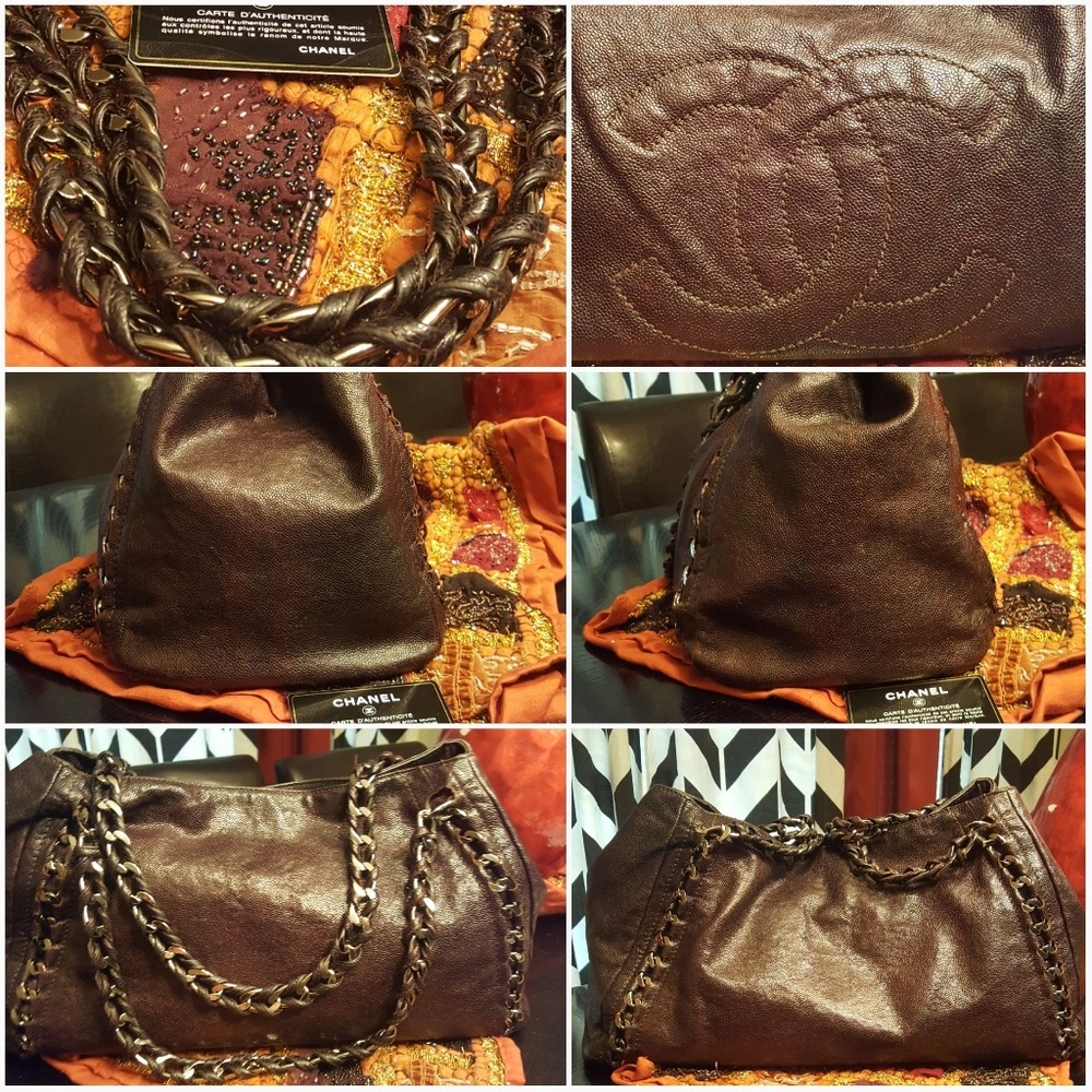 ♠️ CHANEL East West Glazed Caviar XL Luxe tote - Picture 5 of 8